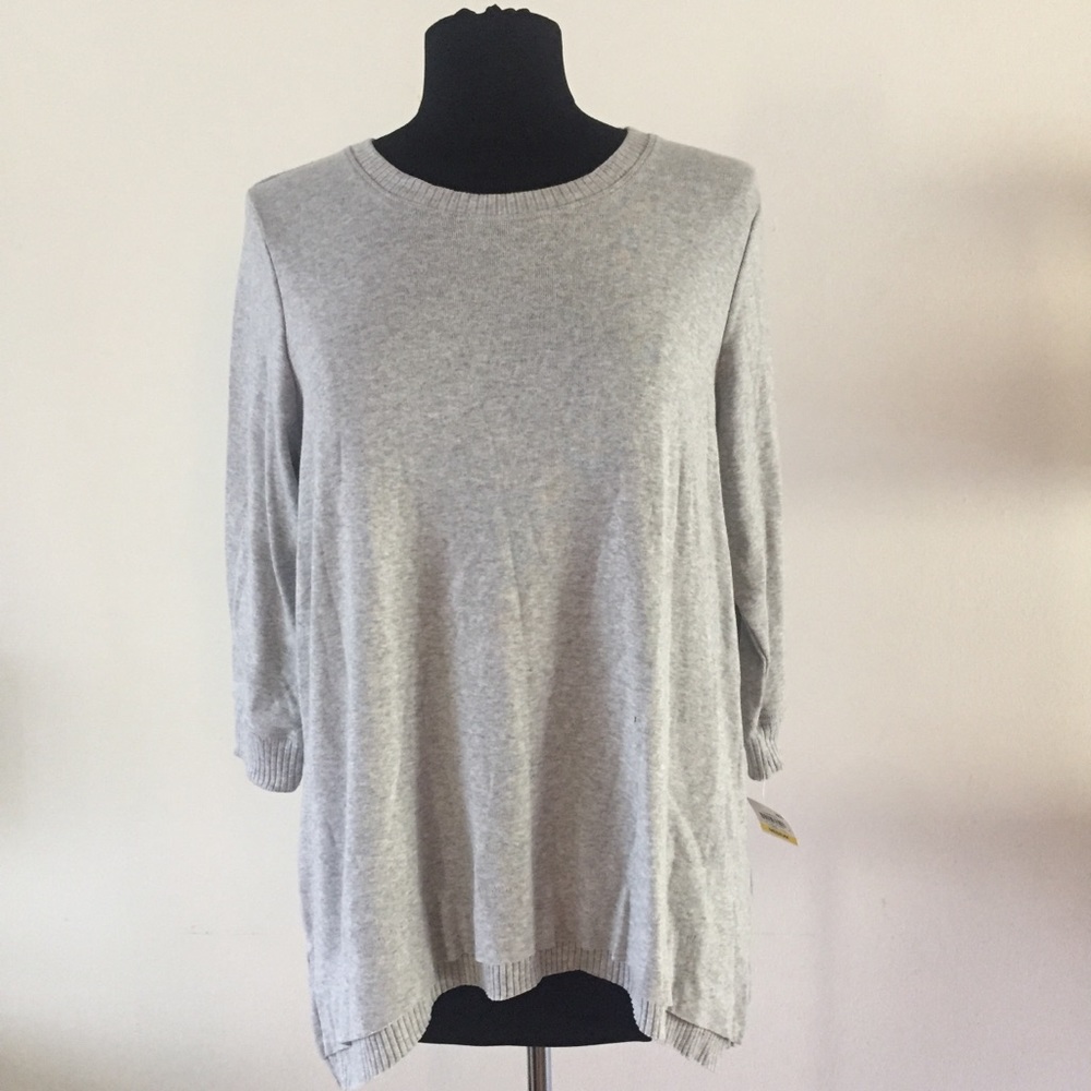 Style & Co. Womens Grey Heather Size Medium